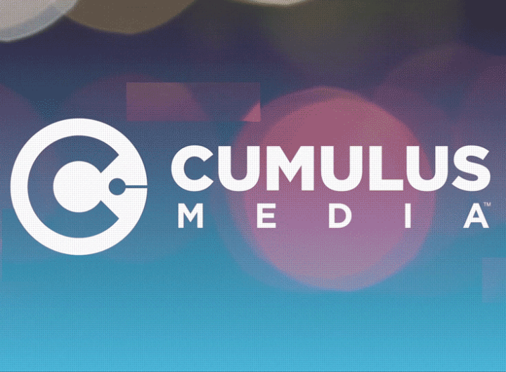 Cumulus Media logo including a blue letter C on a circular white background